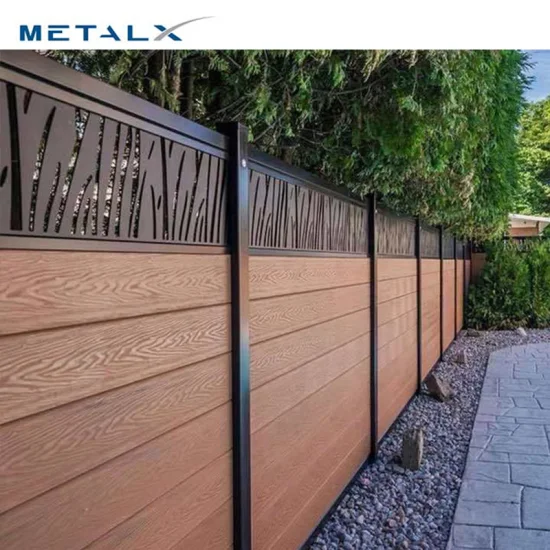 China Wholesale Co-Extrusion New Tech Wood Plastic Privacy Composite WPC Wall Esgrima/Fence Panel Price for Outdoor/Garden