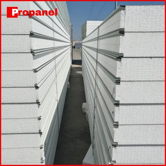 Painel sanduíche de cimento EPS leve à prova de fogo/resistência ao fogo para isolamento acústico para construção civil/casa de contêiner/casa pré-fabricada