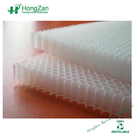 Multicolor PP Honeycomb Core para purificação de ar